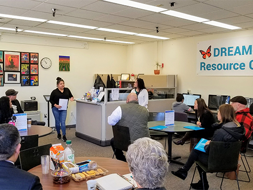 Rock Creek DREAMers Resource Center during a presentation
