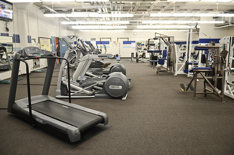 Sylvania fitness center with cardio and weight machines