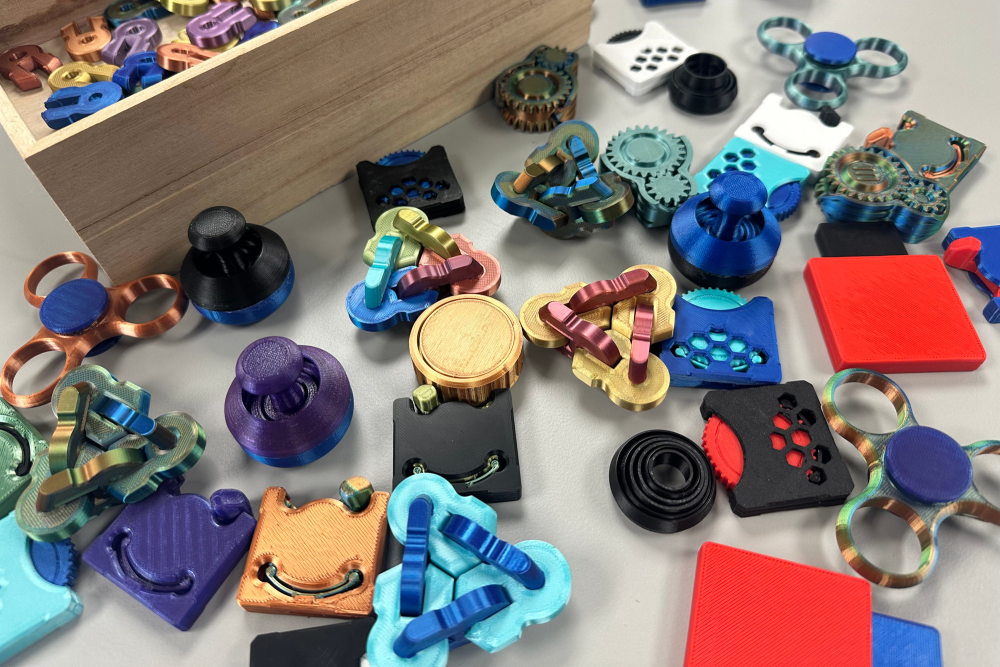 3D printed fidget toys